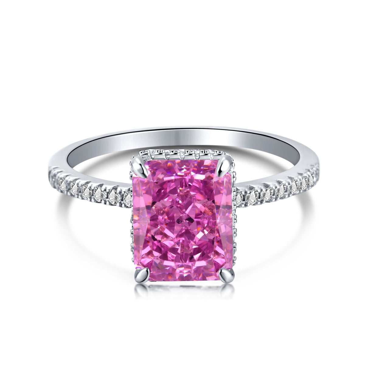 [Olivia JW]4.0 Carat Luxurious Engagement Ring