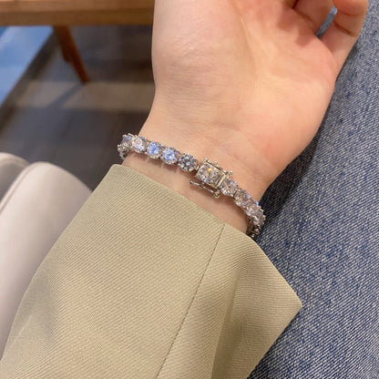 [Olivia JW]0.75 Carat Dazzling Round Cut Wedding Bracelet