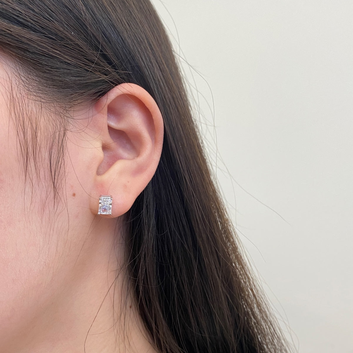 [Olivia JW]Radiant Luxurious Princess Cut Daily Earrings
