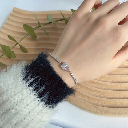 [Olivia JW]Dazzling Unique Multi Shape Lover Bracelet