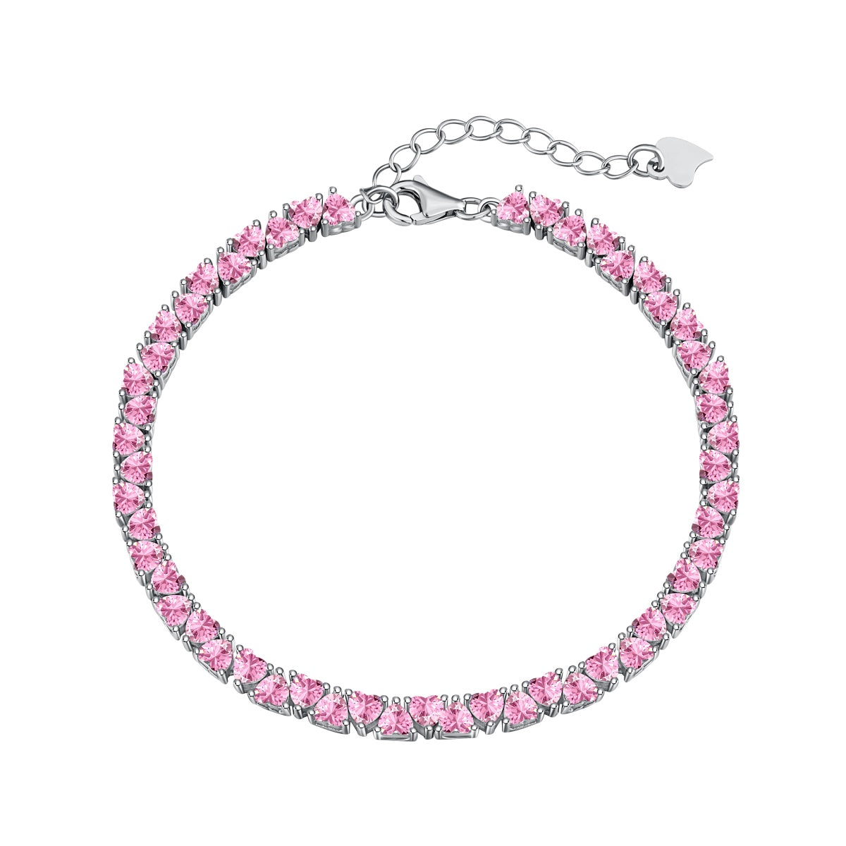 [Olivia JW]Dazzling Romantic Heart Shape Lover Bracelet