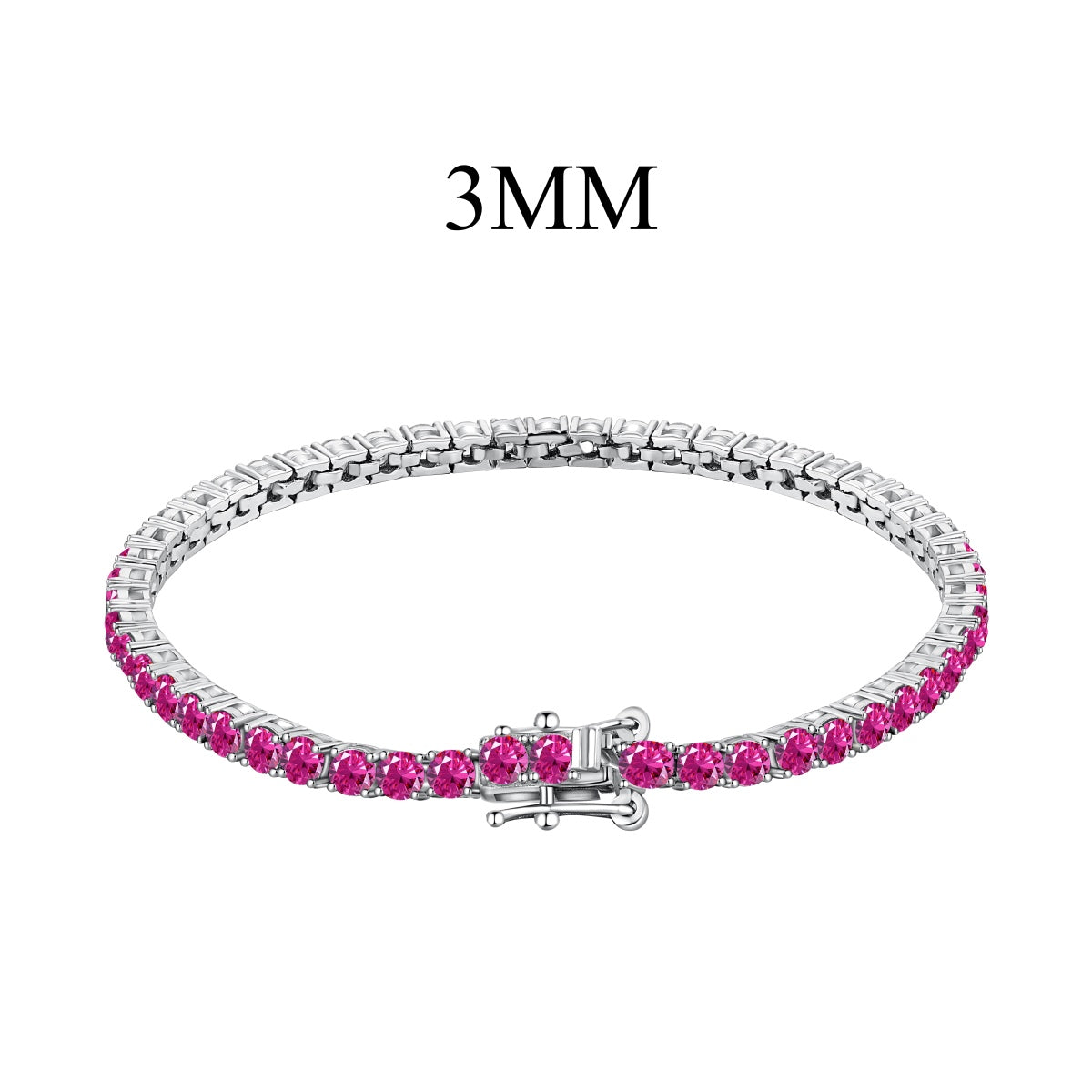 [Olivia JW]Radiant Colorful Round Cut Party Bracelet