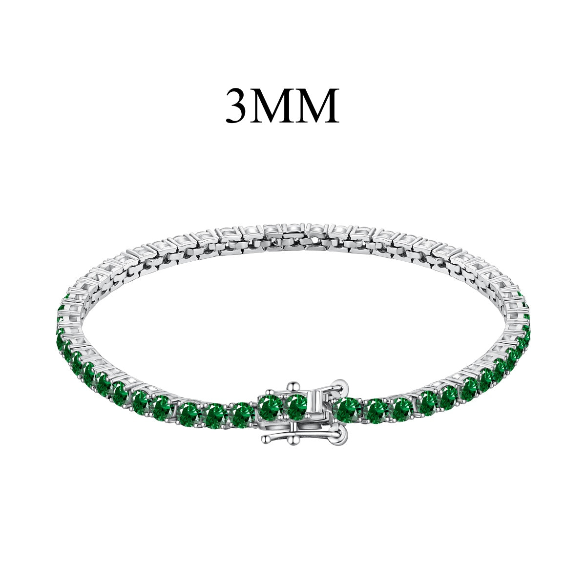 [Olivia JW]Radiant Colorful Round Cut Party Bracelet