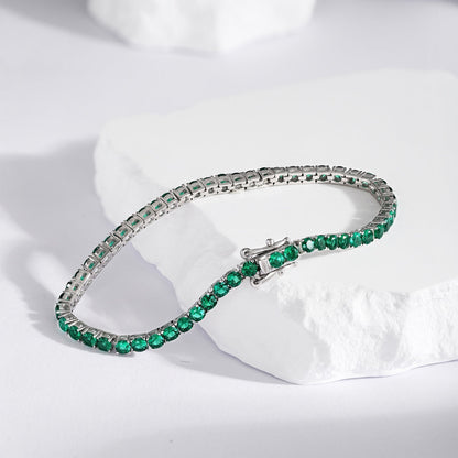 [Olivia JW]Radiant Colorful Round Cut Party Bracelet