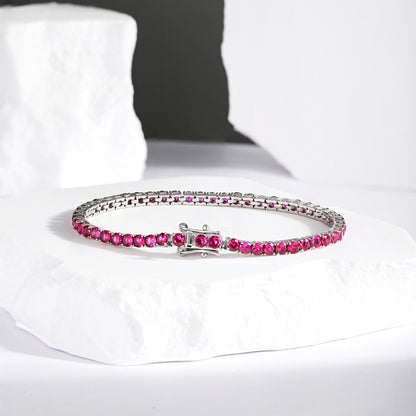 [Olivia JW]Radiant Colorful Round Cut Party Bracelet