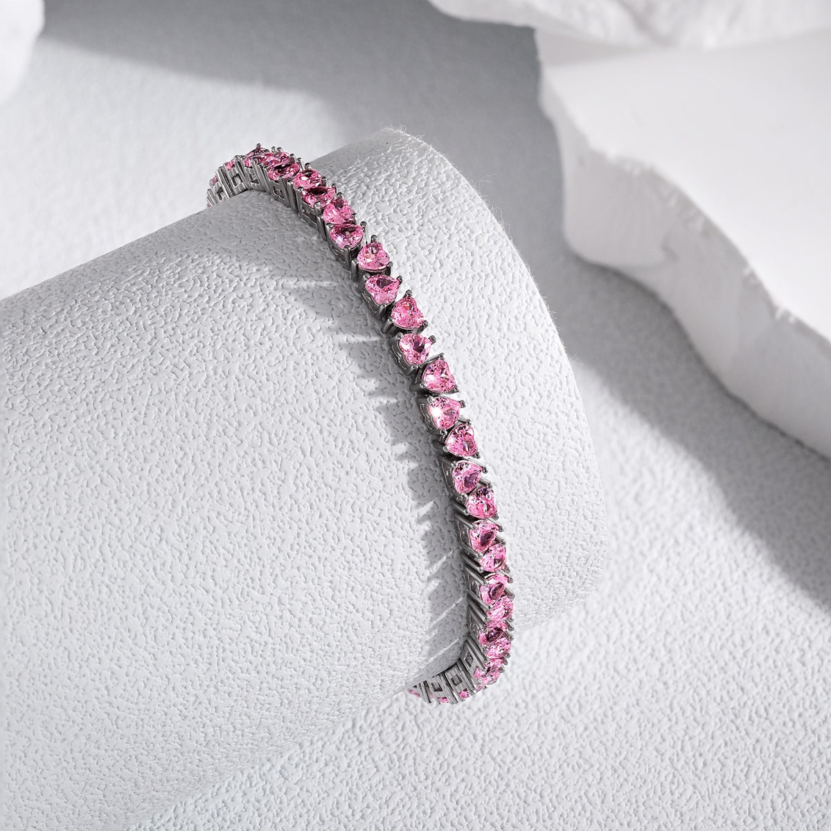 [Olivia JW]Dazzling Romantic Heart Shape Lover Bracelet