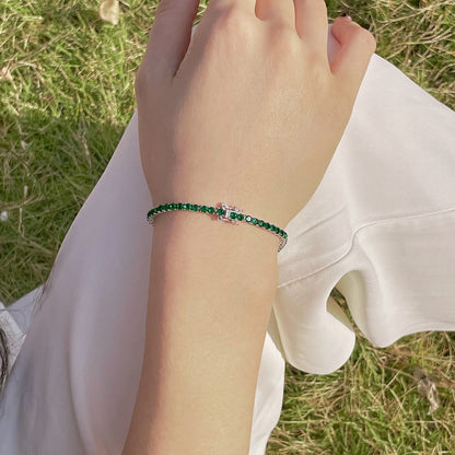 [Olivia JW]Radiant Colorful Round Cut Party Bracelet