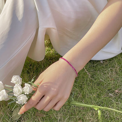 [Olivia JW]Radiant Colorful Round Cut Party Bracelet