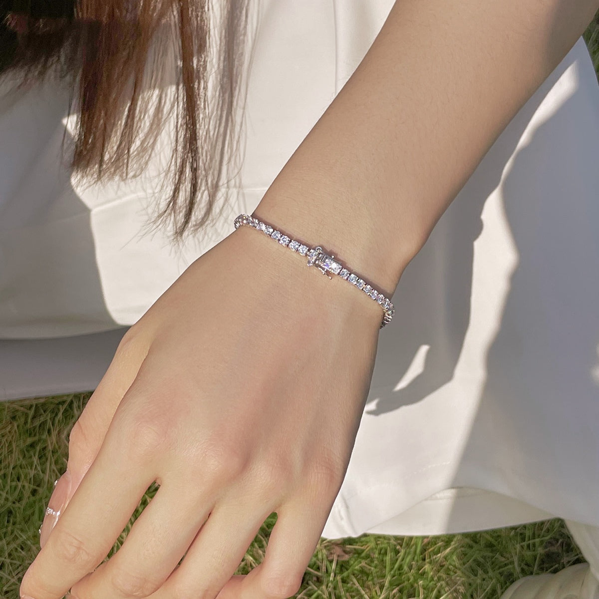 [Olivia JW]Radiant Colorful Round Cut Party Bracelet