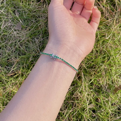 [Olivia JW]Radiant Colorful Round Cut Party Bracelet