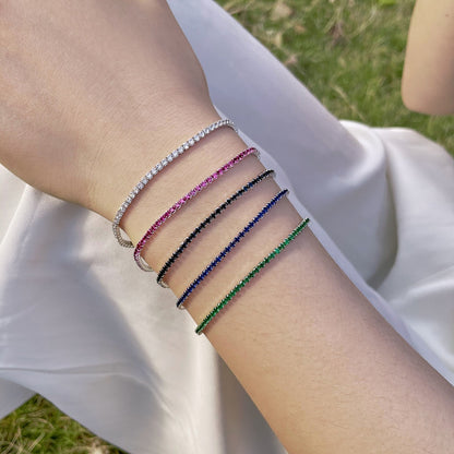 [Olivia JW]Radiant Colorful Round Cut Party Bracelet