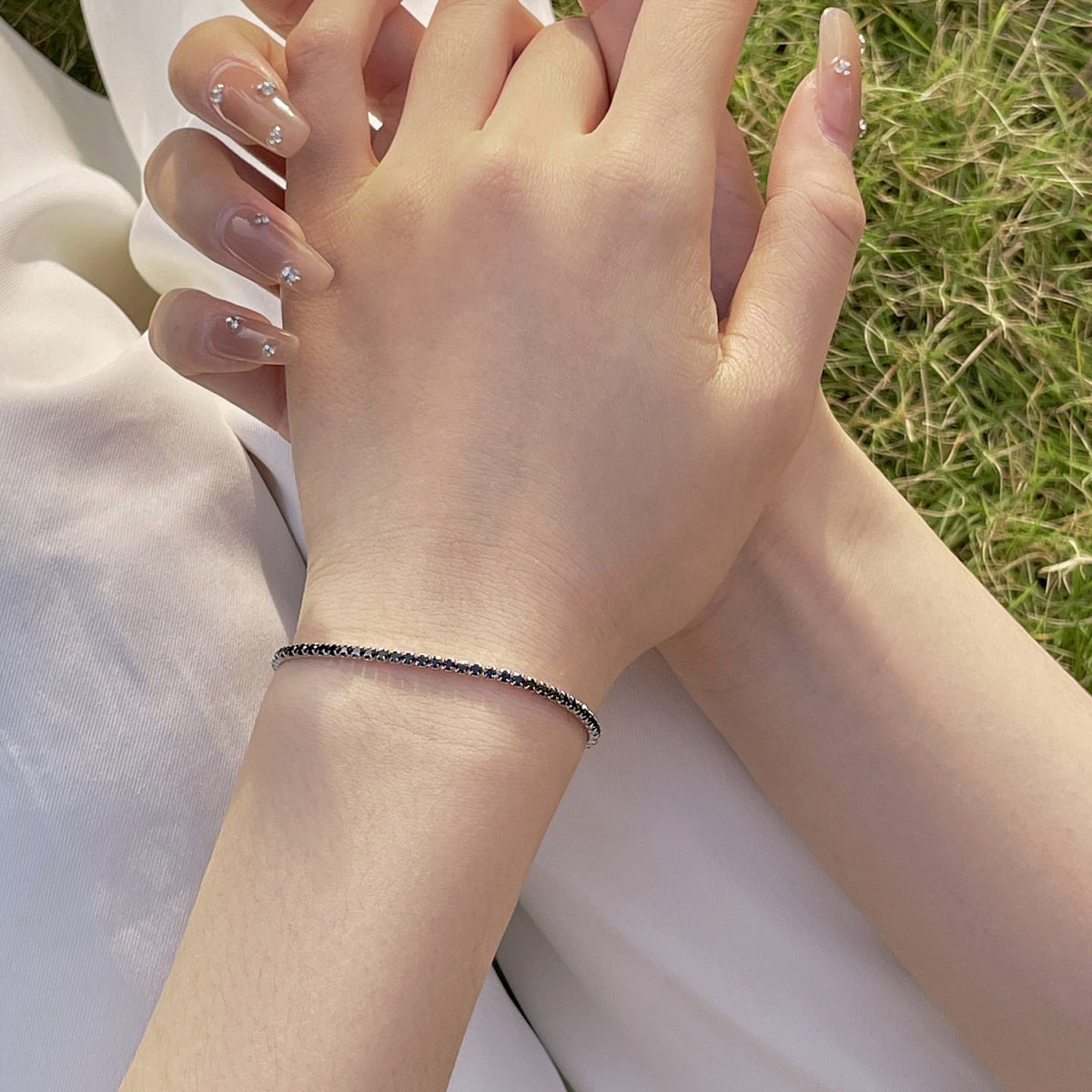 [Olivia JW]Radiant Colorful Round Cut Party Bracelet
