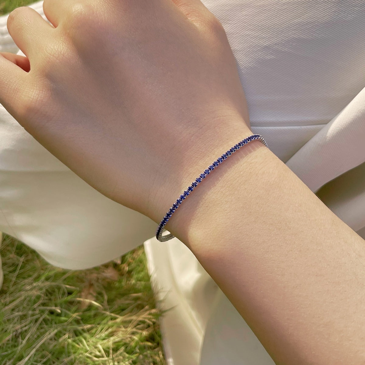 [Olivia JW]Radiant Colorful Round Cut Party Bracelet