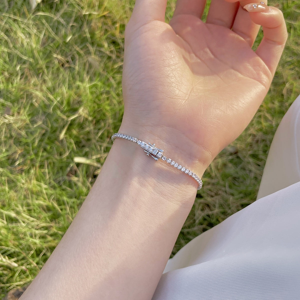 [Olivia JW]Radiant Colorful Round Cut Party Bracelet