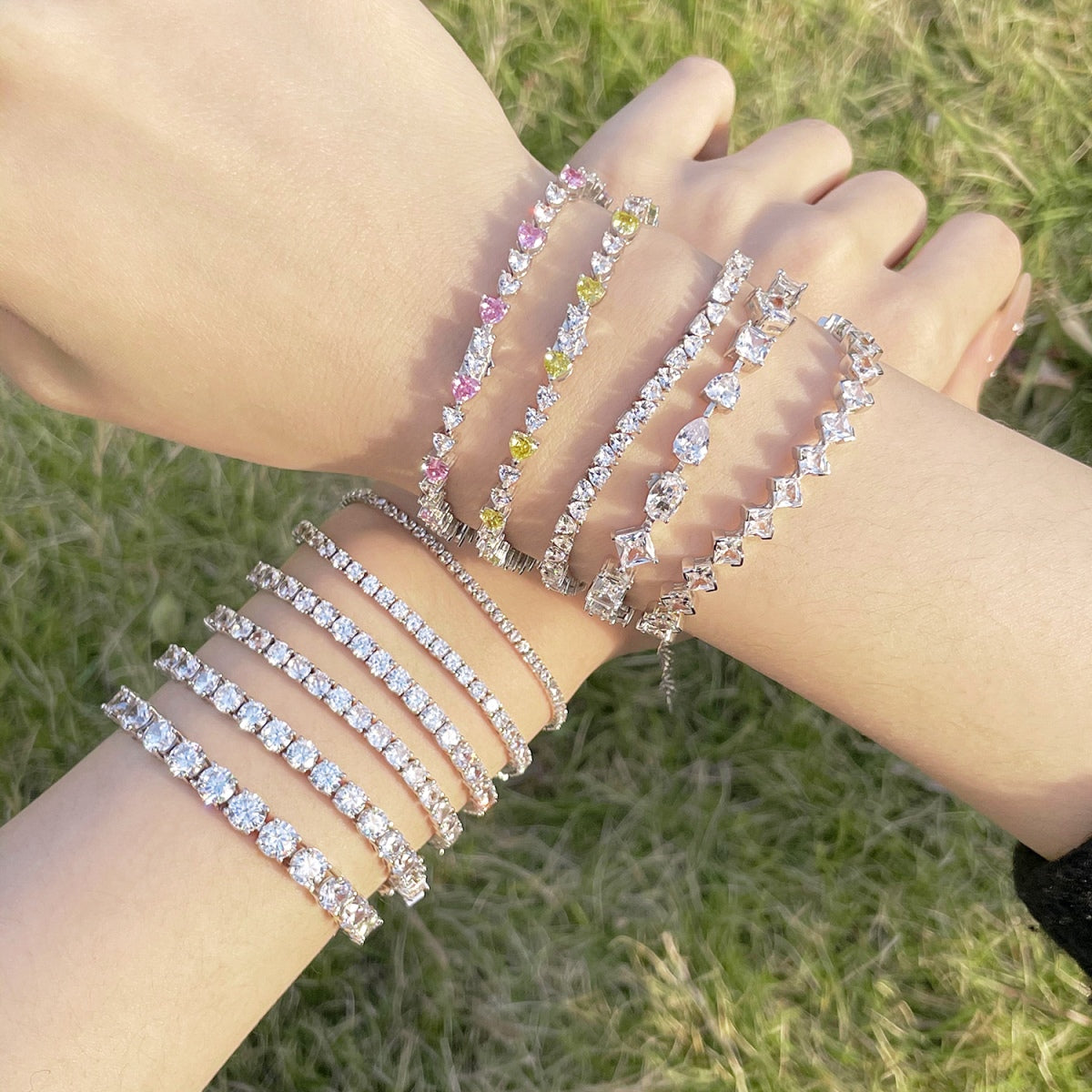 [Olivia JW]Unique Exquisite Multi Cut Daily Bracelet