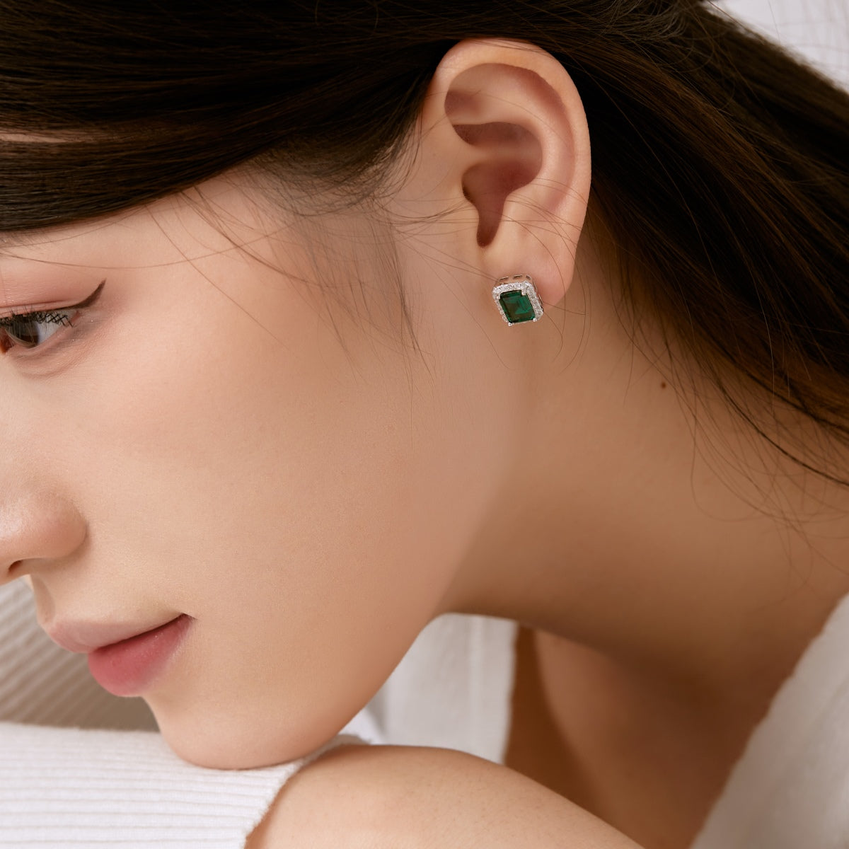 [Olivia JW]Luxurious Dainty Emerald Cut Banquet Earrings