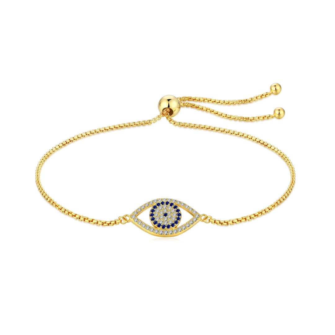 [Olivia JW]Dazzling Eye Shape Necklace