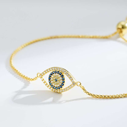 [Olivia JW]Dazzling Eye Shape Necklace