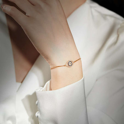 [Olivia JW]Dazzling Eye Shape Necklace