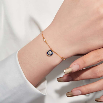 [Olivia JW]Devil's Eye Round Shape Bracelet