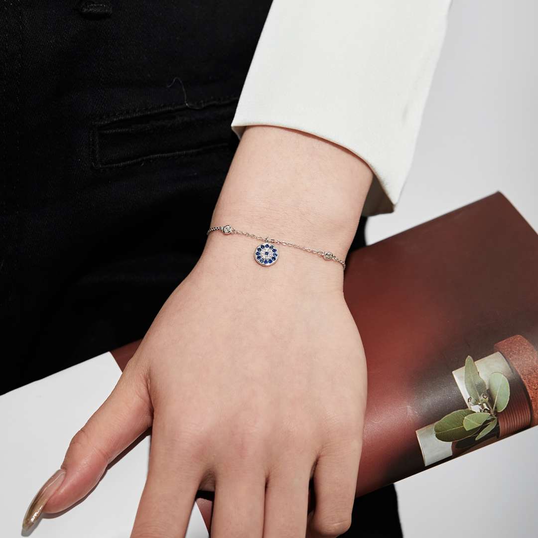 [Olivia JW]Devil's Eye Round Shape Bracelet