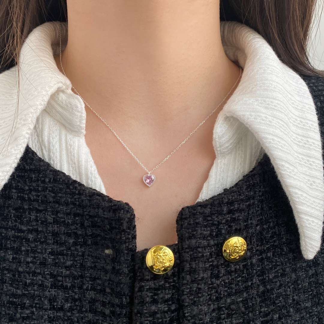 [Olivia JW]Ornate Heart Shape Necklace