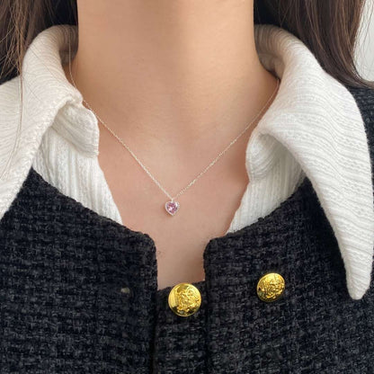 [Olivia JW]Ornate Heart Shape Necklace