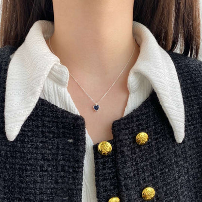 [Olivia JW]Ornate Heart Shape Necklace