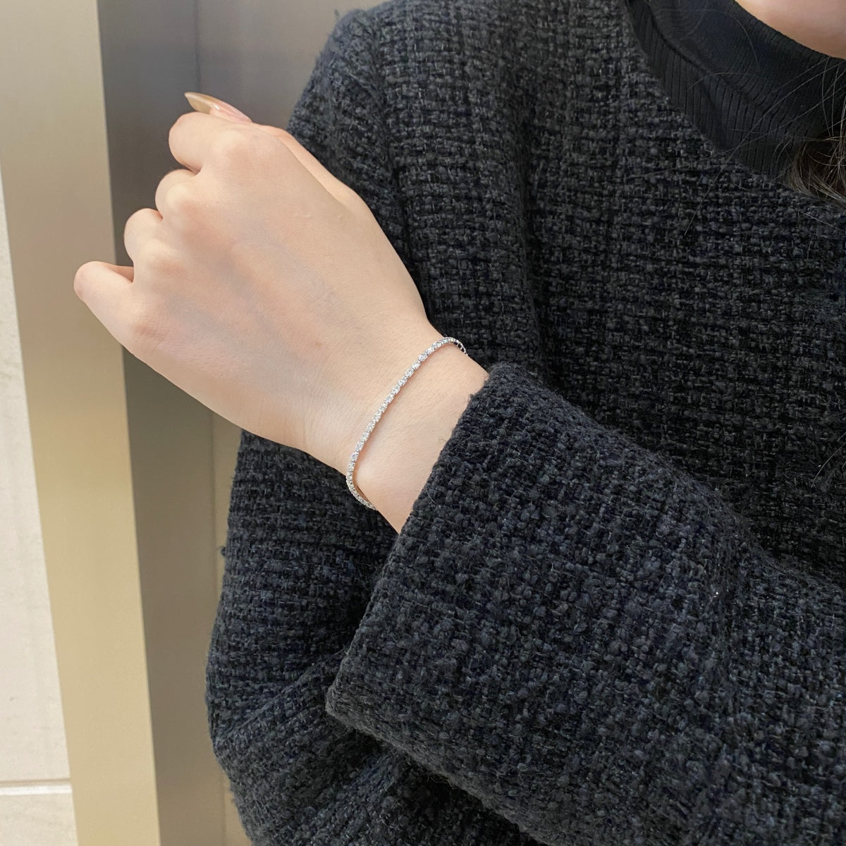 [Olivia JW]Elegant Emerald Cut Daily Bracelet