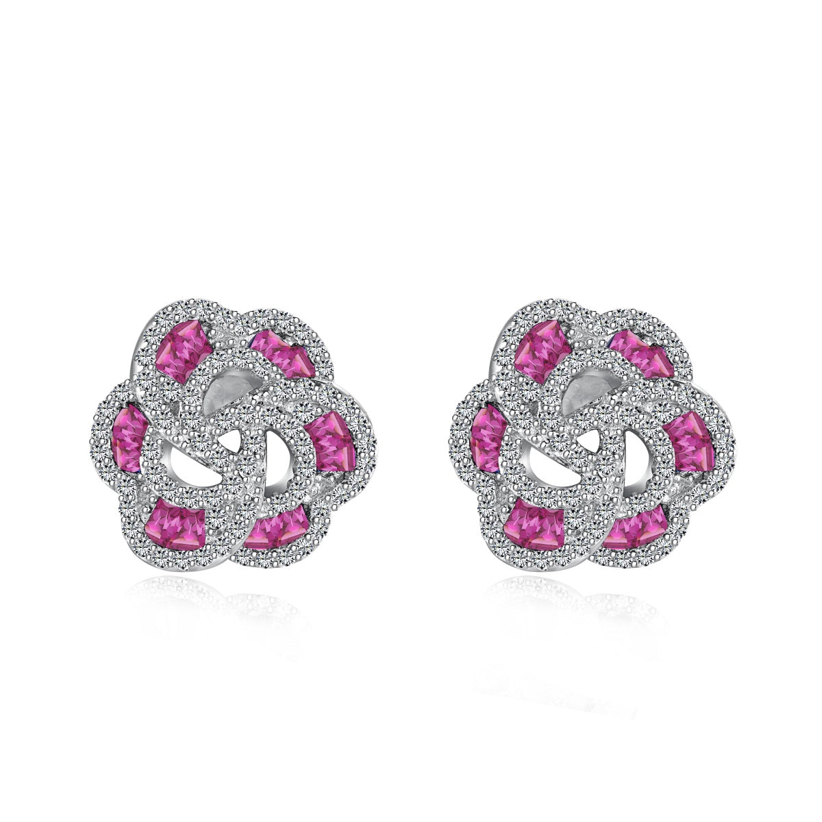 [Olivia JW]Exquisite Flower Shape Daily Earrings