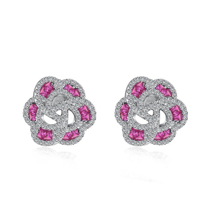 [Olivia JW]Exquisite Flower Shape Daily Earrings