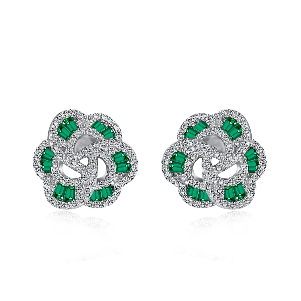 [Olivia JW]Exquisite Flower Shape Daily Earrings