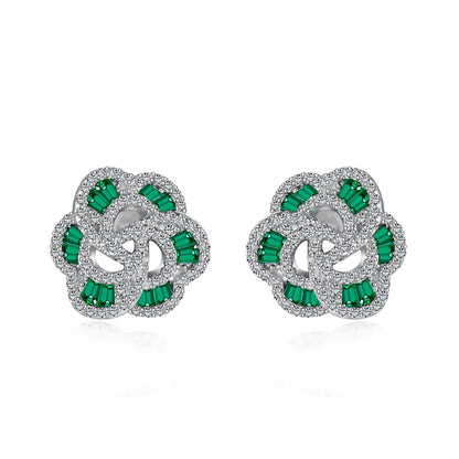 [Olivia JW]Exquisite Flower Shape Daily Earrings
