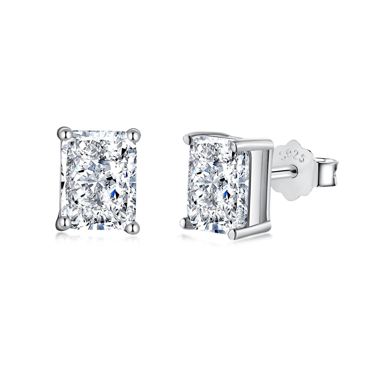 [Olivia JW]Radiant Luxurious Princess Cut Daily Earrings