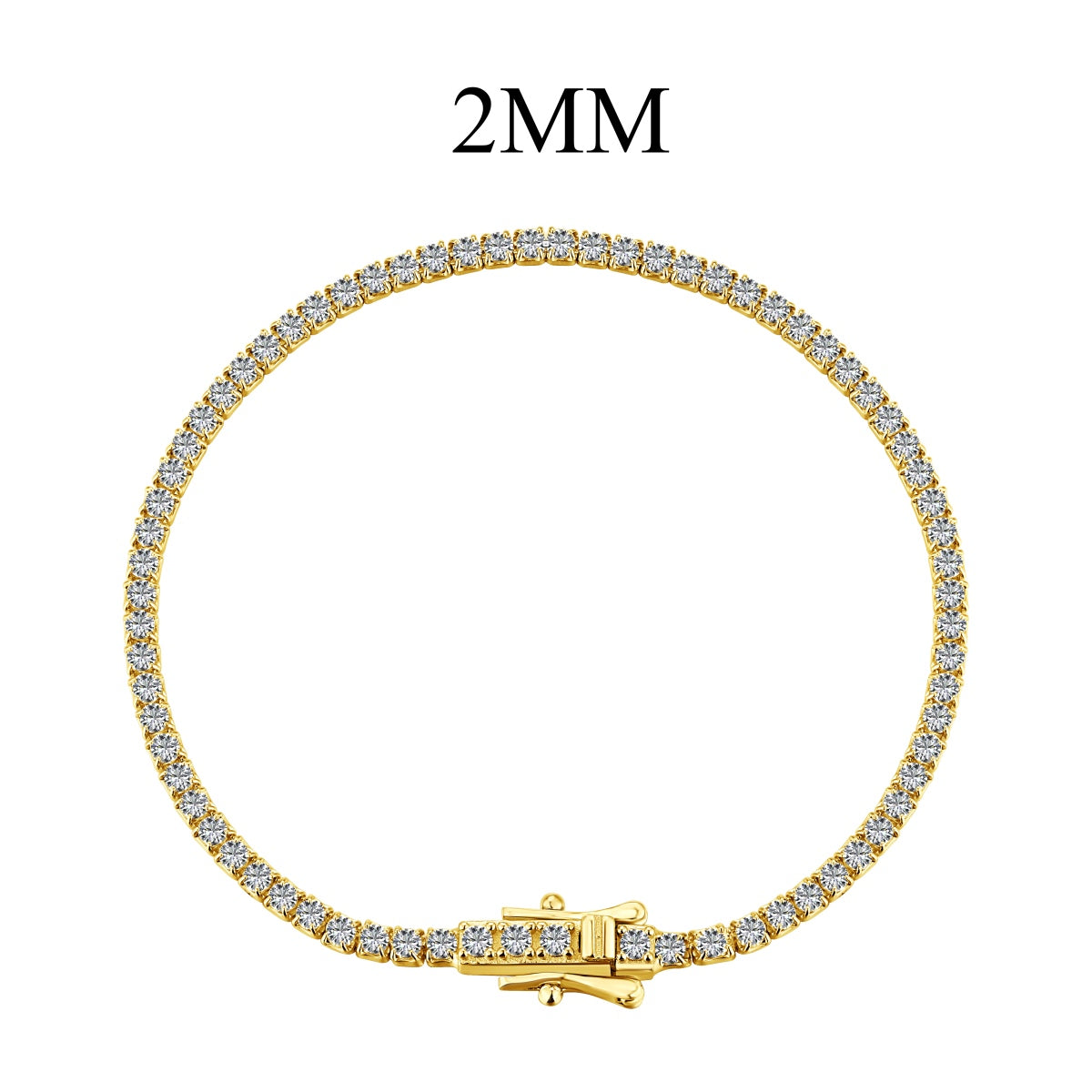[Olivia JW]Radiant Colorful Round Cut Party Bracelet