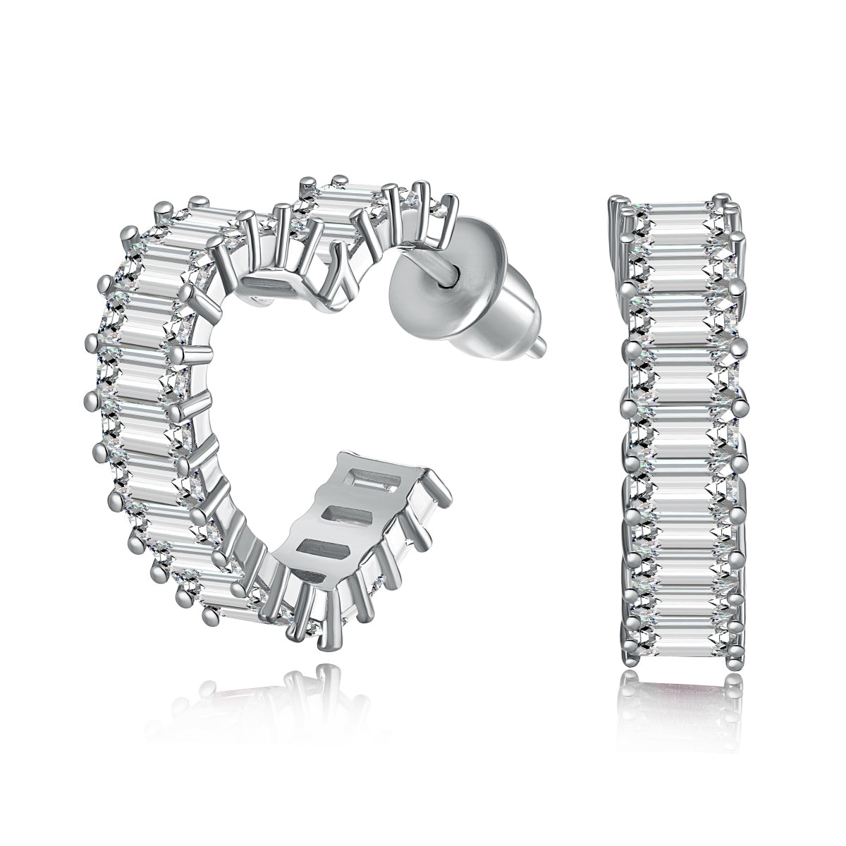 [Olivia JW]Radiant Heart Cutout Earrings
