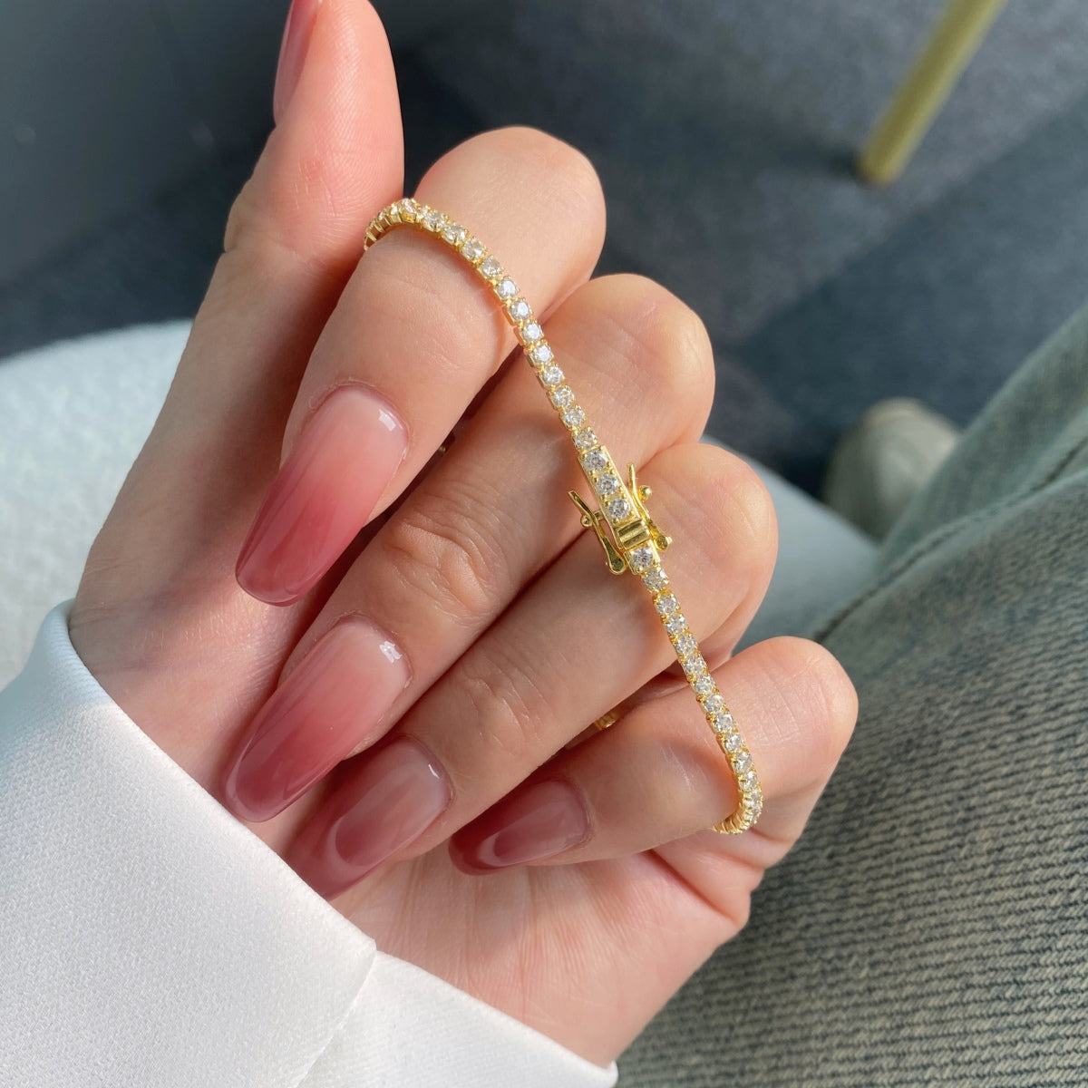 [Olivia JW]Radiant Colorful Round Cut Party Bracelet