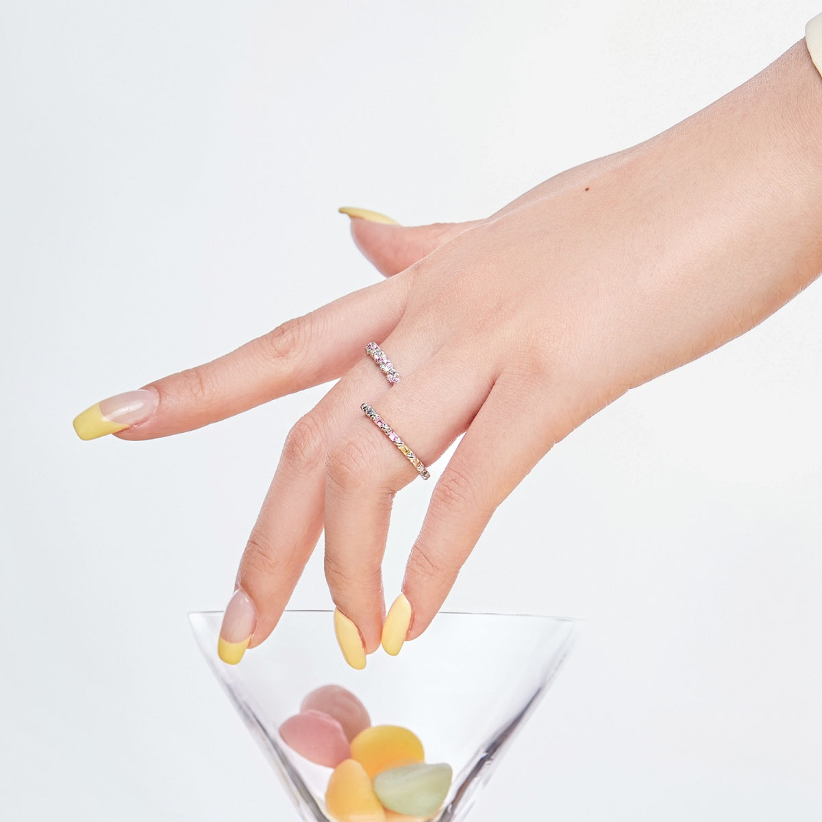 [Olivia JW]Charming Colorful Round Cut Daily Ring