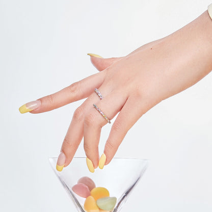 [Olivia JW]Charming Colorful Round Cut Daily Ring