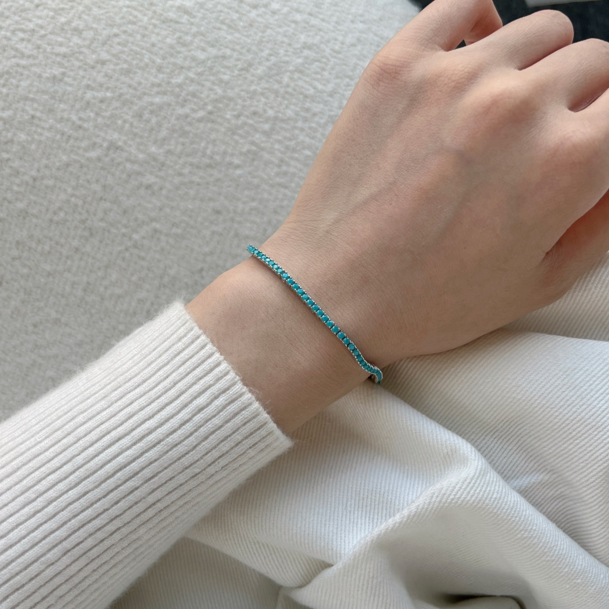 [Olivia JW]Dazzling Exquisite Round Cut Daily Bracelet