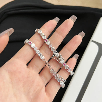 [Olivia JW]Dazzling Radiant Multi Cut Daily Bracelet