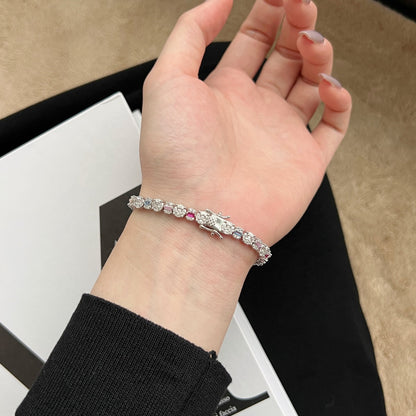 [Olivia JW]Dazzling Radiant Multi Cut Daily Bracelet