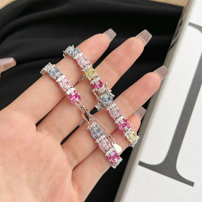[Olivia JW]Delicate Colorful Multi Cut Party Bracelet