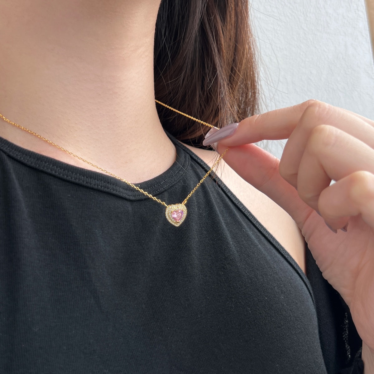 [Olivia JW]Exquisite Heart Shape Necklace