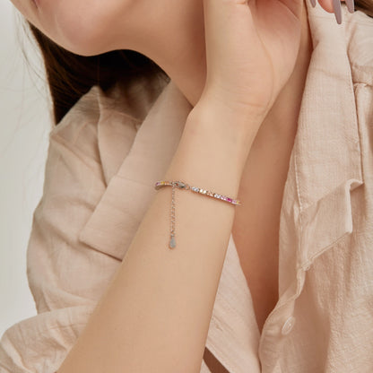 [Olivia JW]Delicate Romantic Heart Shape Lover Bracelet