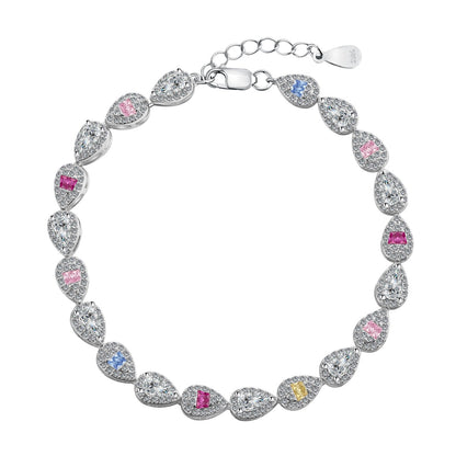 [Olivia JW]0.25 Carat Radiant Water Drop Shape Daily Bracelet