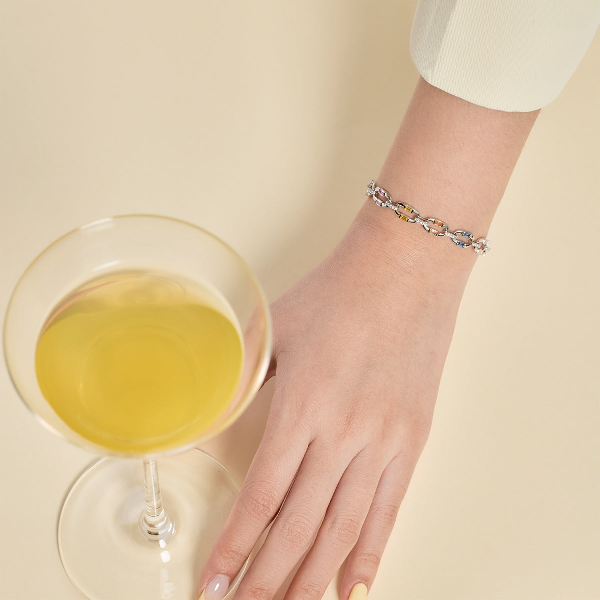 [Olivia JW]Dazzling Colorful Daily Bracelet