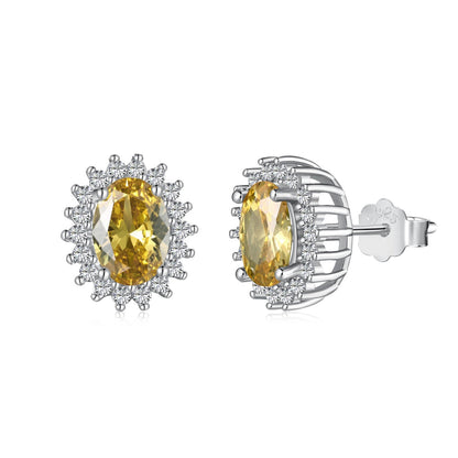 [Olivia JW]Delicate Radiant Oval Cut Daily Earrings