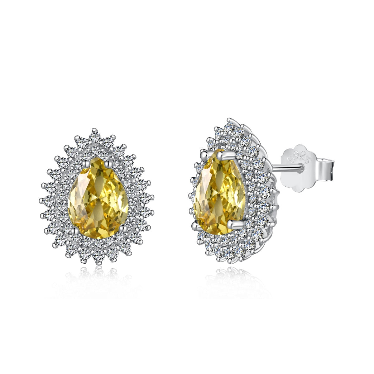 [Olivia JW]Delicate Gorgeous Pear Cut Daily Earrings