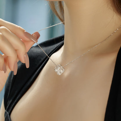 [Olivia JW]Spliced Lucky Four-Leaf Clover Versatile Necklace